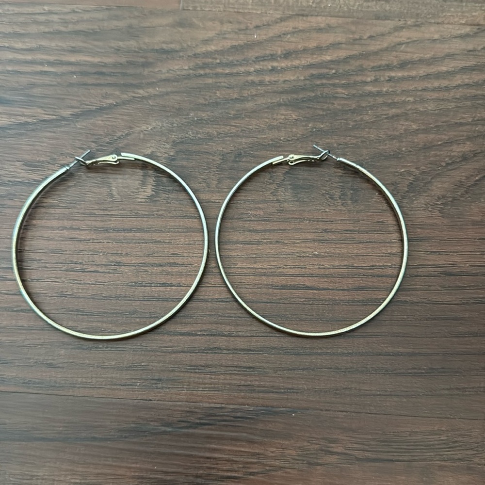 Hoop Earrings Size OS Color Gold